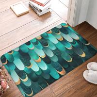 【cw】 Green Pebbles Print Bedroom Carpet Washable Non-slip Kitchen Rug Mat Floor Carpets Home Living Room Rugs Balcony Bath Foot mat ！