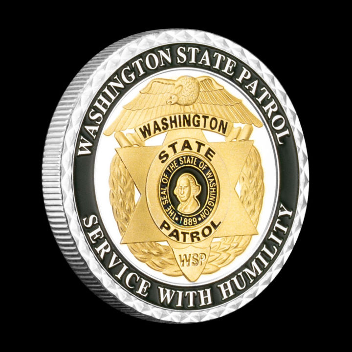 usa-washington-state-patrol-challenge-coin-collectible-silver-plated-souvenirs-and-gifts-saint-micheal-commemorative-coin