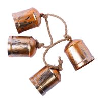 Hanging Cow Bell Retro Christmas Cow Bell Bronze Iron