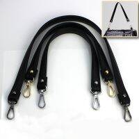 【HOT】✜♣ Leather balck Shoulder strap bag belt accessories handle with clasp 43 cm and 60cm 1pcs/lot