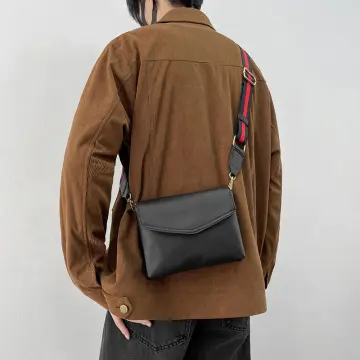 Xiao.p Fashion Men's High Quality Pu Leather Shoulder Bag