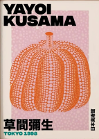 Goodstore Yayoi Kusama นิทรรศการโตเกียว: โมเดิร์นบทคัดย่อสีส้มฟักทอง Dot ผ้าใบศิลปะพิมพ์-ตกแต่งผนังโปสเตอร์