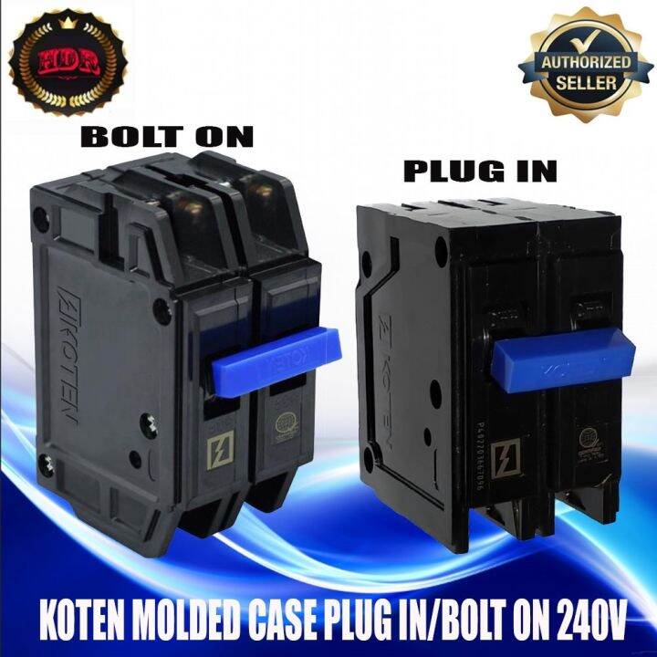 KOTEN MOLDED CASE CIRCUIT BREAKER HPHP BOLT ON/HPH PLUG IN 240V 15A