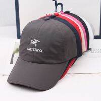 ARCTERYX ที่บังแดดกีฬาหมวกเบสบอลสำหรับกลางแจ้งแห้งเร็วหมวกแก๊ปโผล่นกกระดูกตัวใหญ่หมวกกันแดดผู้หญิงเข้าได้กับสีทึบทุกชนิด