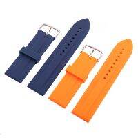 ✴☑ Watch Accessories Soft Silicone Strap for Armani Watch Strap AR0527 0528 0583 0585 5856 0584 23mm Mens Watch Strap