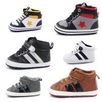 Baby Shoes Pu Leather Baby Boy Shoes Newborn Sports Sneakers For Baby Boys Girls Toddler Infant Soft Anti-slip Shoes