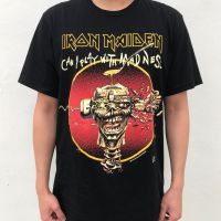 Hot sale Iron Maiden band graphic Mens 100% Cotton Round Neck Short Sleeve T-Shirt  Adult clothes