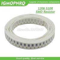 100PCS 1206 SMD Resistor 1% 510 ohm chip resistor 0.25W 1/4W 510R 511 IGMOPNRQ