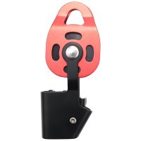 Rock Climbing Equipment 25Kn Workload Rescue Speed Pulley Heavy Duty Rescue Single Swivel Rope Pulley Block Equipment