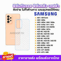 ? ฟิล์มกันรอย ฟิล์มหลัง เคฟล่า รุ่น Samsung A02 A03 A04 A12 A13 A14 A22 A23 A24 A32 A33 A34 A52 A53 A54 A72 A73 ฟิล์มหลังsamsung ฟิล์มsamsung