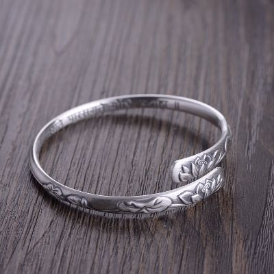[COD] Golden Deer King แหวนงานฝีมือย้อนยุคเงินแท้ชุดแหวนเครื่องประดับเงินดอกไม้สไตล์จีนแบบเปิดสำหรับผู้หญิง
