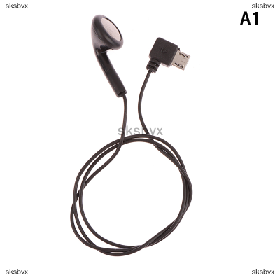 sksbvx 1ชิ้นหูฟังไมโคร USB ชุดหูฟังสเตอริโอเดี่ยวโมโนสำหรับหูฟังบลูทูธหูฟังแบบมีสายอเนกประสงค์