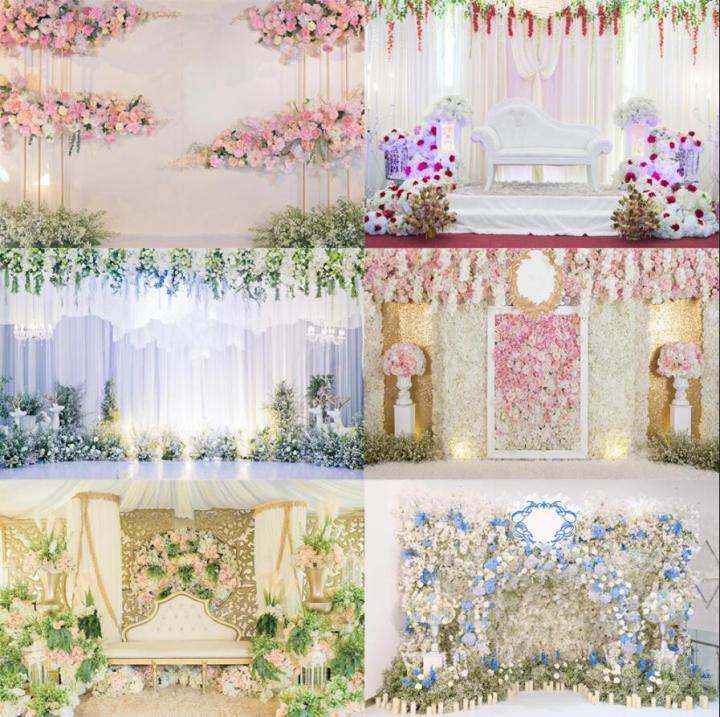 Wedding Flowers Wall Backdrop for Cradle Ceremony Backdrop for Proposal  Flowers Curtain Wedding Ceremony Banner Bridal Shower Banner Floral Marriage  Backdrop | Lazada