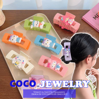 COCOJEWELRY คลิปหนีบกระต่ายน่ารักสำหรับผู้หญิงคลิปผมการ์ตูนที่หนีบผมปากปลาฉลามขนาดใหญ่ของขวัญสำหรับนักเรียนอุปกรณ์เสริมที่เรียบง่ายหวานใหม่