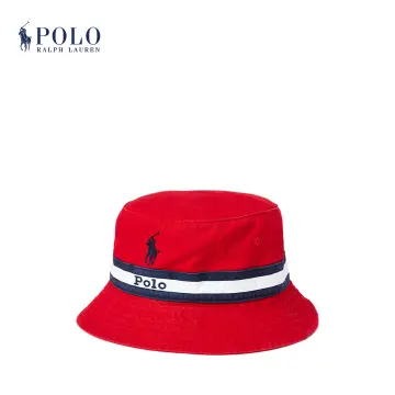POLO RALPH LAUREN Men's Polo Bear Twill Bucket Hat - Shopping From USA