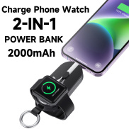 Mini 2000mAh Apple Watch Wireless Charging Powerbank Portable iWatch