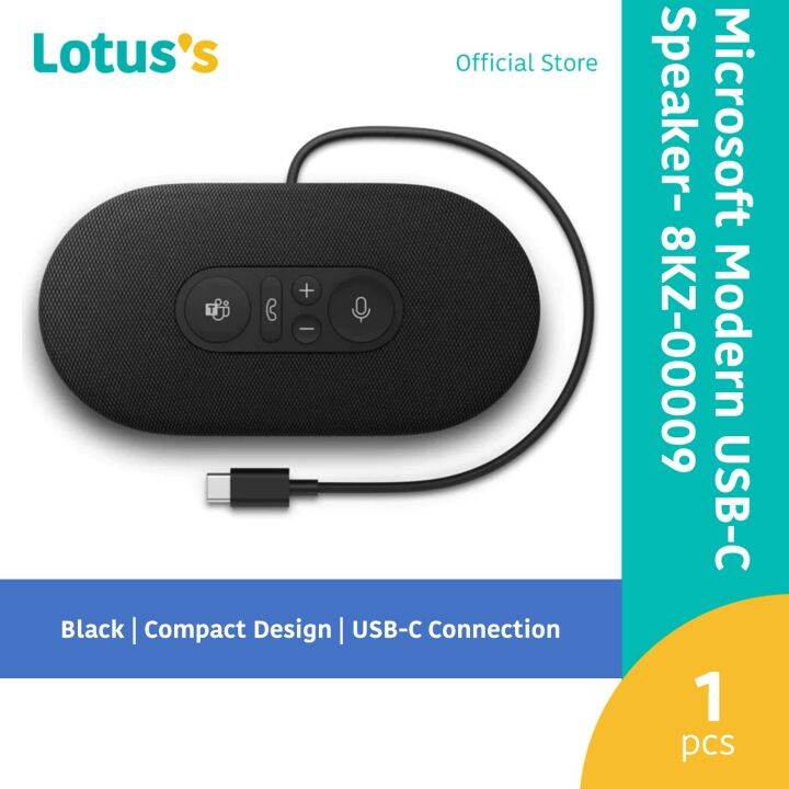 Microsoft Modern Usb C Speaker 8kz 00009 Lazada