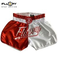 FLUORY Fire Base Muay Thai Fight Sanda Comprehensive Martial Arts Training Competition Shorts Childrens Adult Mens and Womens Boxing Pants