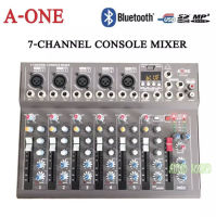 A-ONE สเตอริโอมิกเซอร์7ช่อง มิกเซอร์ 7 ช่อง Mixer A-ONE A777BT Mixer 7 CH USB ฺBLUETOOTH (ส่งไวค่าจัดส่งฟรี มีเก็บเงินปลายทาง)