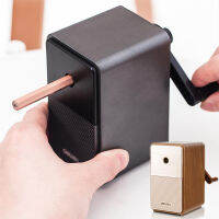 กบเหลาดินสอแบบปรับได้พร้อมใบมีดที่ยาวนาน Hand Crank Table Sharpeners Machine Stationery