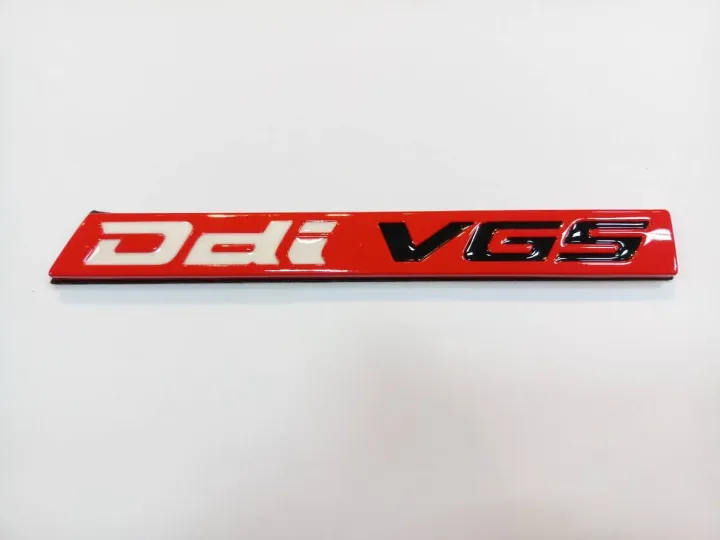 AD.โลโก้ Ddi VGS พื้นแดง (ALL NEW D-MAX)16×1.5cm