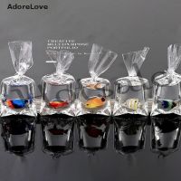 【hot sale】 ▤✑ B32 ADL 1 PC Resin Goldfish Ch Small Fish In Water Bag Pendant For KeyChain Diy LE