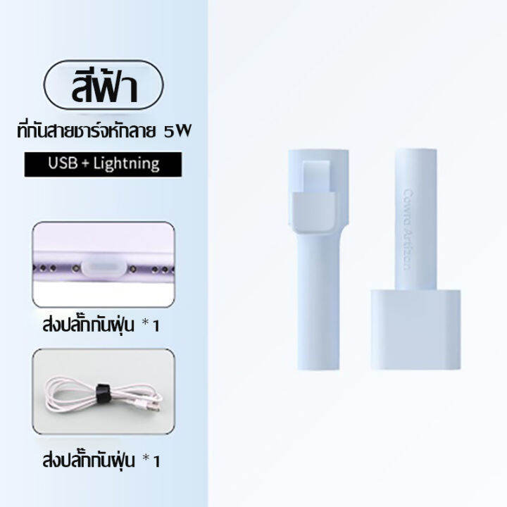 kinkong-ตัวถนอมสายชาร์จ-cable-bite-ที่กันสายหักลายใหม่-ใช้ถนอมสายชาร์จ-สำหรับ-iphone-สวยมีสไตล์-เรียบง่าย-kk1