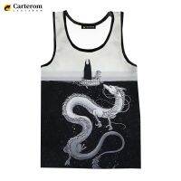 Camiseta sin mangas con estampado 3D de Anime Spirited Away para hombres y mujeres, ropa de calle Harajuku, Tops de playa, camiseta de gran tamaño, nueva moda 2023