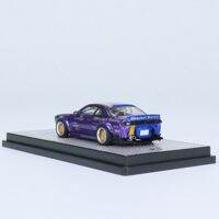 อินโนรุ่น1:64สำหรับรถยนต์รุ่น Silvia S14จรวดกระต่ายโลหะผสมดายหล่อรุ่นผสมสี