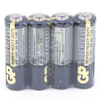 ถ่าน GP ขนาด AA 1.5V แบตเตอรี่ Battery (แพ็คละ 4 ก้อน)