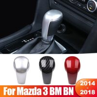 For Mazda3 Mazda 3 BM BN Axela 2014 2015 2016 2017 2018 Car Gear Head Shift Knob Panel Handle Cover Trim Sticker Accessories