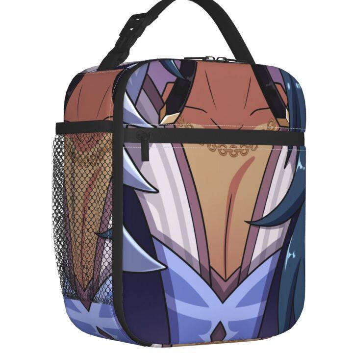 Kaeya Tiddies Genshin Impact Insulated Lunch Bag for Work School Anime ...