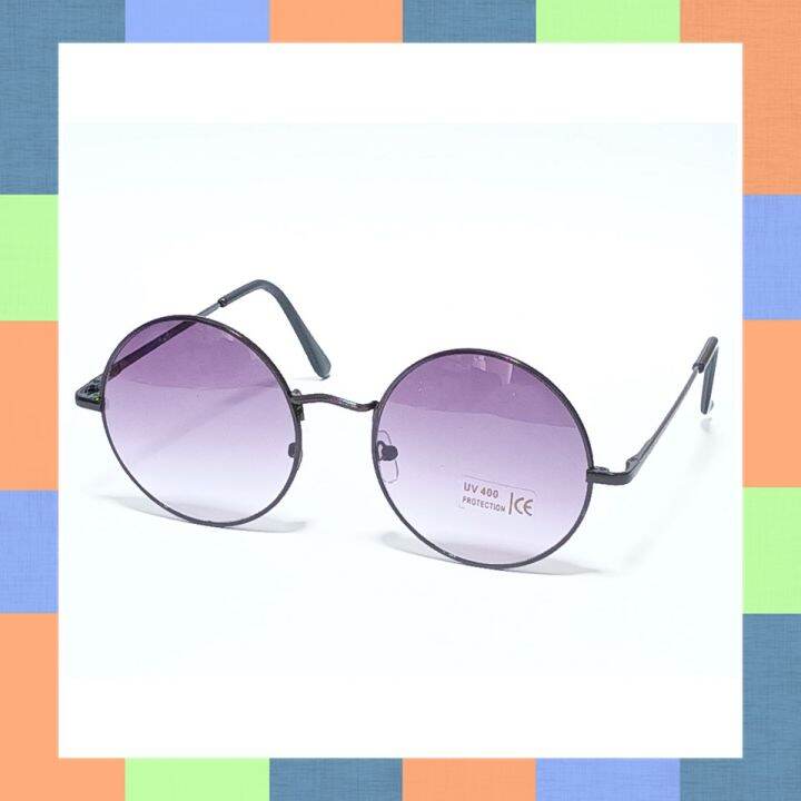 แว่นตาแฟชั่นทรงกลม-uv-400