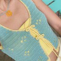 NAPA.CLOTHING - Flower Knit Vest