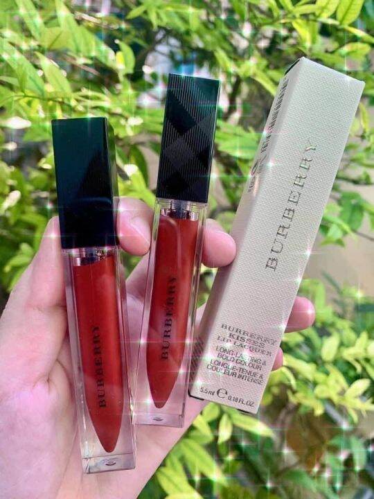 Son kem BUBERRY kisses lip lacquer màu 45 & 07 - Lamii beauty 