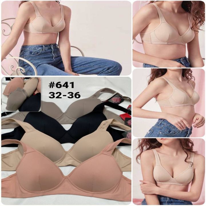 เสื้อใน-no-s-bra-641-ยกกระชับ-อกชิดเก็บข้างไดแนบสนิท-ไม่มีโครง-ฟองบาง-สองตะขอ