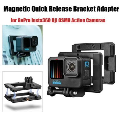 Magnetic Quick Release Bracket Action Camera Accessories Release Bracket Adapter for Insta360 One RS R/Gopro 10 9 8/DJI Action 2