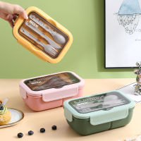 Portable Bento Plastic Microwavable Lunch Sealed Airtight Food Storage Container Salad with Compartments for Kids s School Office Outdoor