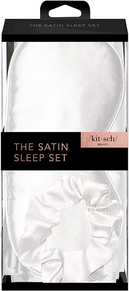 Kitsch Satin Sleep Set, Softer Than Silk pillowcase and eyemask