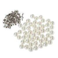 50 Pcs Beads Buttons Rivets Nails For Bag Jeans Decoration DIY Crafts - 10 mm