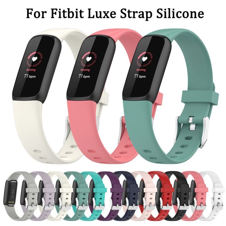 Waterproof Silicone Band For Fitbit Luxe Soft Sports Watch Wrist Strap Loop  For Fitbit Luxe Bracelet Replacement Watch Strap