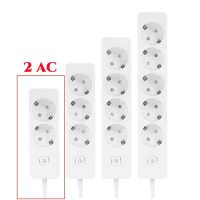 เต้ารับจ่ายไฟ2/3/4/5 AC EU ป้องกันการโอเวอร์โหลด16A กำลังไฟฟ้าเดสก์ท็อปส่วนขยายอะแดปเตอร์เยอรมันยาว1.8ม.