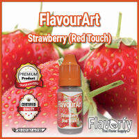 Flavour Art Strawberry (Red Touch) - กลิ่นสตรอเบอร์รี่ - กลิ่นผสมอาหาร - ผ่านการรับรองจาก อย. ประเทศไทย บรรจุและขายโดย Flavorfy กลิ่นผสมอาหารอเนกประสงค์ เหมาะสำหรับ ลูกอม, กัมมี่, น้ำผลไม้, เบเกอรี่, ไอศครีม, ของเหลวอื่่นๆ