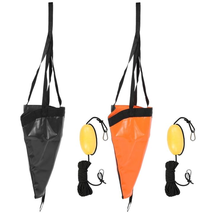 18-9inch-24inch-kayak-canoe-boat-yacht-pvc-sea-anchor-drogue-drifting-brake-suit-with-retrieving-tow-throw-line-for-boats