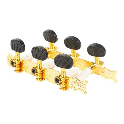 6 PCS Guitar String Tuning Pegs Tuner Semi-Closed Tuner Machine Heads for Folk Acoustic Guitar Tuning Pegs