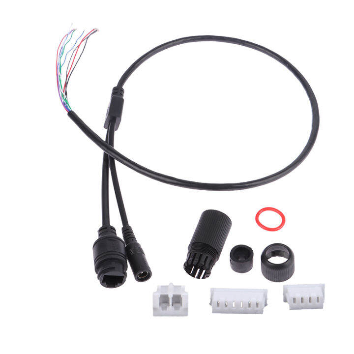 sadghgeahr 48V to 12V PoE Cable With DC Audio IP Camera RJ45 Cable ...