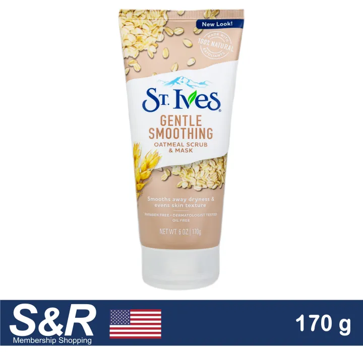 St Ives Gentle Smoothing Oatmeal Scrub And Mask 170 G Lazada Ph 7753