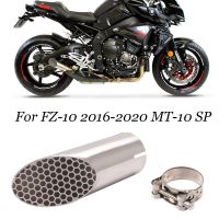 Slip OFor Yamaha YZF R1 MT-10 MT10 FZ-10 2015 - 2021 Motorcycle GP Exhaust Pipe Escape moto Systems Stainlss Steel Muffler