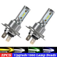 【CW】 2Pcs New H7 H4 H11 H6 Car Headlight Bulb Beam 24V 12V 55W 80W Fog Lamps 6000K 8000K Headlampt