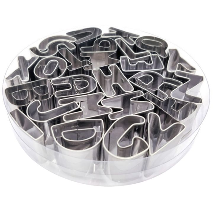 Stainless Steel Alphabet Letter Cookie Cutters Mold Biscuit Number